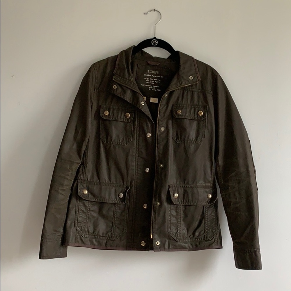 J Crew Waxed Field Jacket